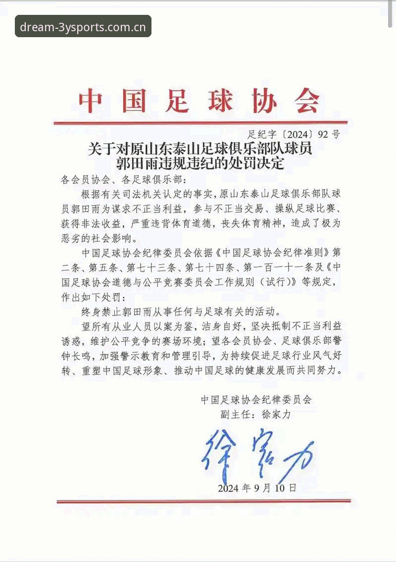 中国足协第三批禁足名单最新动态：17人终身禁赛，48人遭重罚